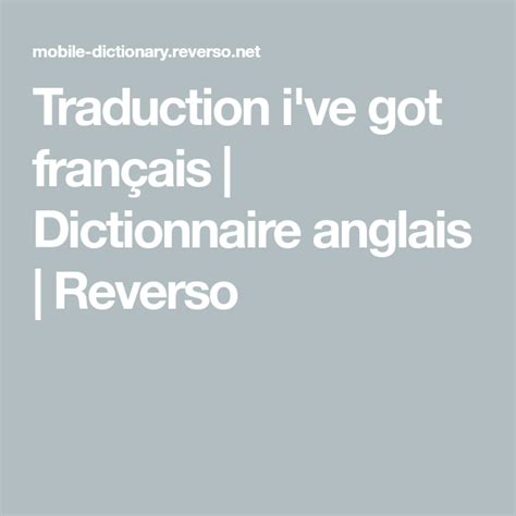 anglais reverso dictionnaire|dictionnaire.reverso.net anglais francais.